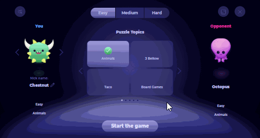Word Search Battle Puzzle Demo