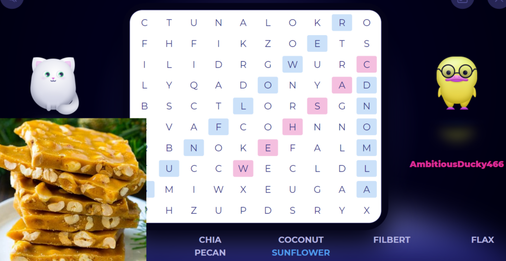 Today is National Peanut Brittle Day The Word Search Battle