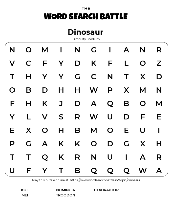 dinosaur-word-search
