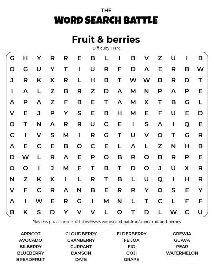 Free Printable Hard Word Search Puzzles FREE PRINTABLE TEMPLATES Free Printable Hard Word Search Puzzles FREE PRINTABLE TEMPLATES