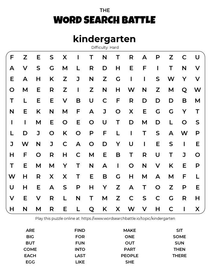 printable-kindergarten-word-search
