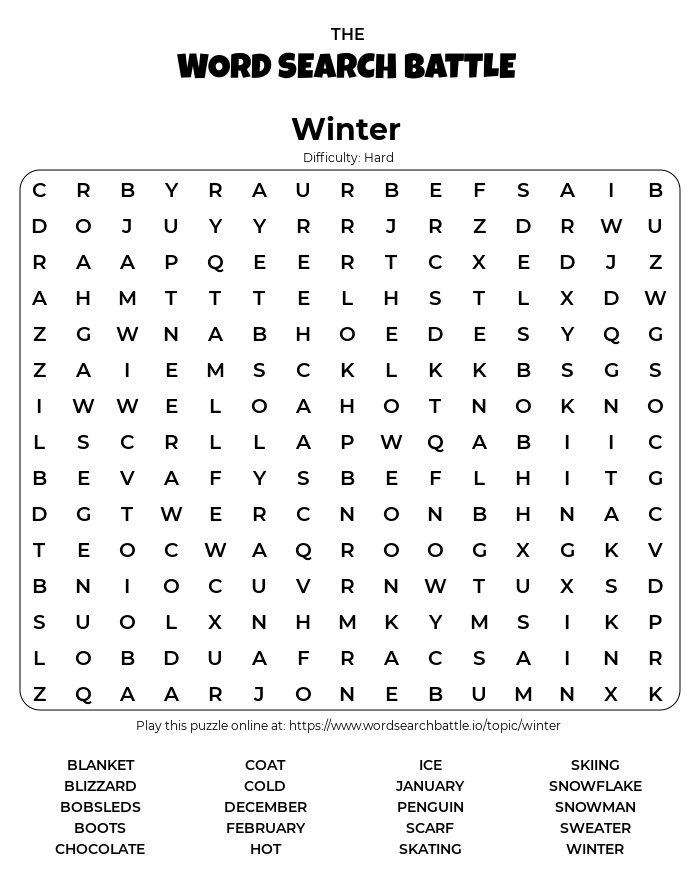 printable-winter-word-search